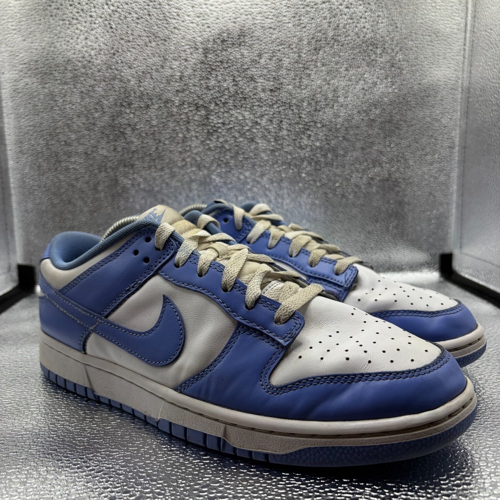 Size 9 Nike Dunk Low Polar Blue White Mens Athletic Sneaker Shoes DV0833-400